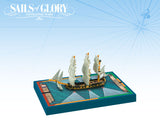 Sails of Glory: Alligator 1782 French Ship Sloop Ship Pack AGS SGN107B