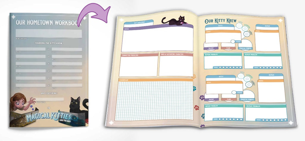 Magical Kitties Save the Day RPG: Series Workbook Pack ATG AG3123