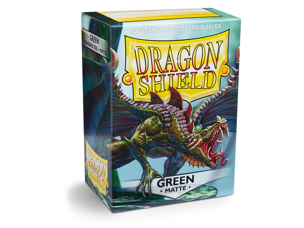 Dragon Shield: Matte (100) Green ATM 11004