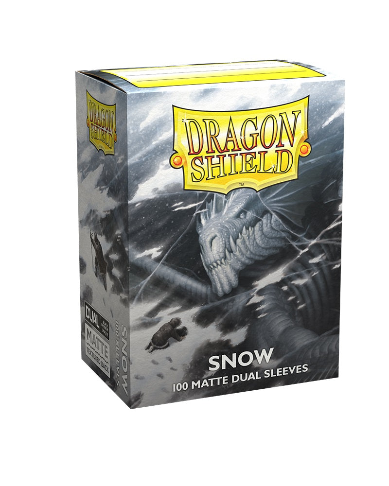 Dragon Shield: Matte Dual (100) - Snow ATM 15005