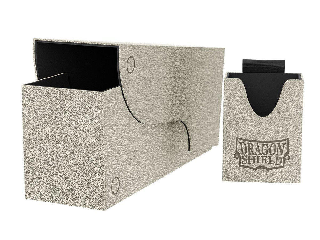 Dragon Shield: Nest Box+ 300 Light Grey/Black ATM 40407