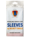 Beckett Shield: Graded Card Sleeves - Resealable (100) ATM 90301