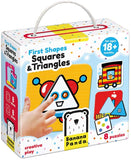 First Shapes - Squares and Triangles (for ages 18m+) BPN 33669
