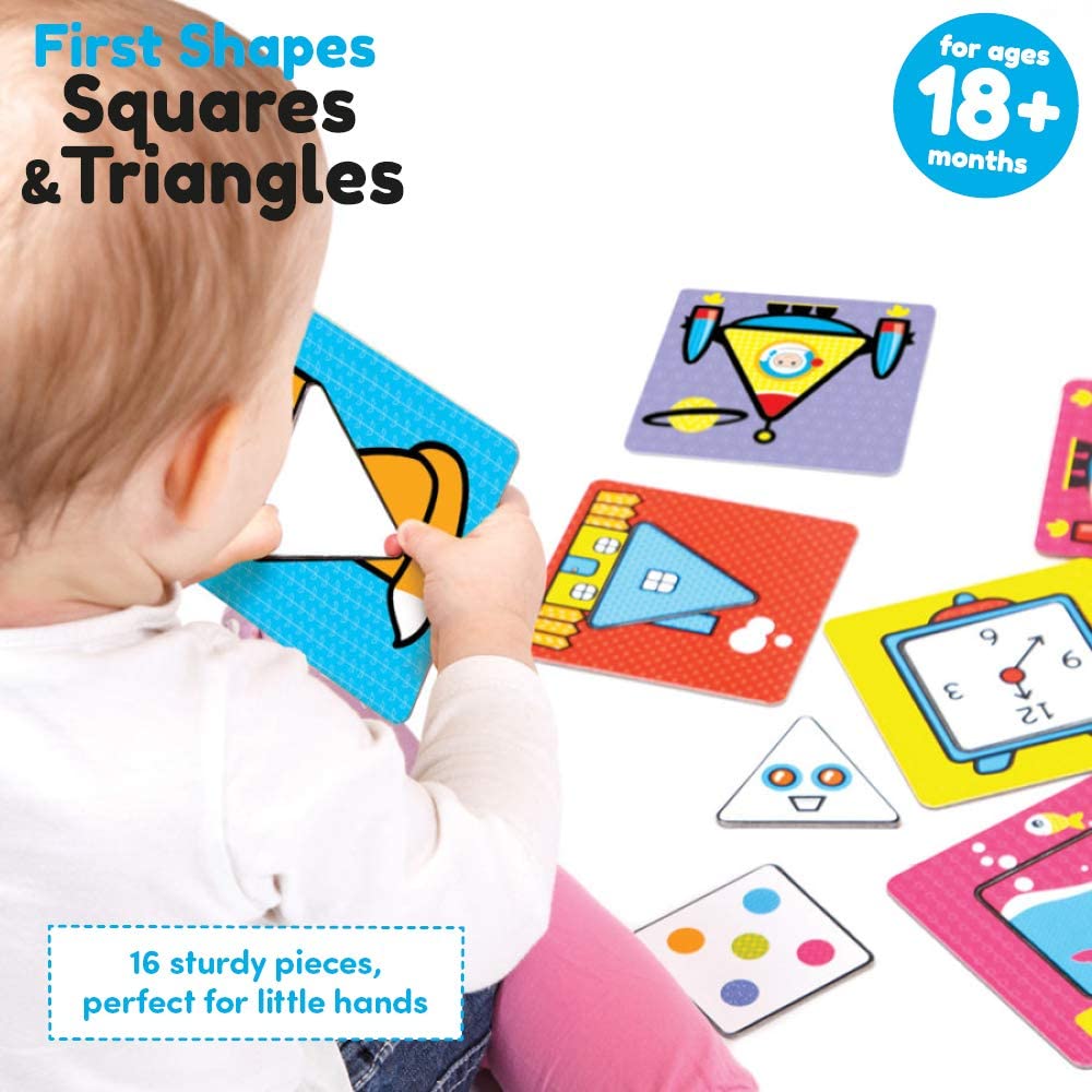 First Shapes - Squares and Triangles (for ages 18m+) BPN 33669