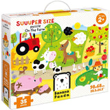 Suuuper Size Puzzle - On the Farm (for ages 2+) BPN 33676
