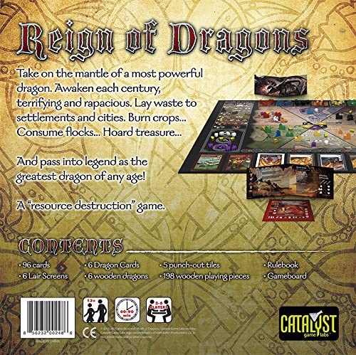 Wrath of Dragons: The Game of Resource Destruction CAT 12030