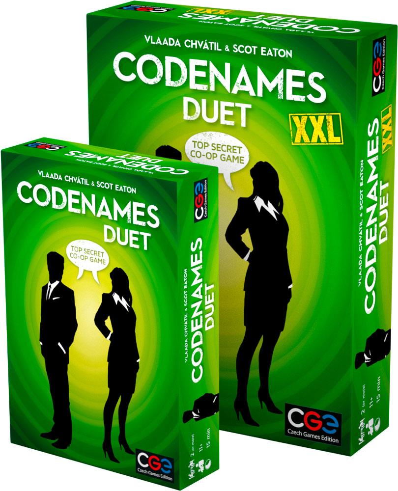  Codenames: Duet - The Two Player Word Deduction Game by CGE  Czech Games Edition : Toys & Games
