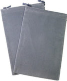 Dice Bag Suedecloth (L) Grey CHX 02391