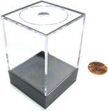 Empty Crystal Display Box (M) Clear w/ Black Lid 2¼"x 1¾"x1 CHX 02804