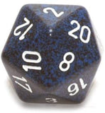 Stealth: Speckled 34mm d20 Die CHX XS2091