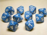 Water: Speckled d10 Dice Set (10's) CHX 25106