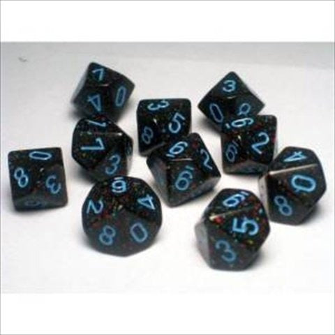 Blue Stars: Speckled d10 Dice Set (10's) CHX 25138