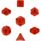 Fire: Speckled Polyhedral Dice Set (7's) CHX 25303