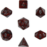Silver Volcano: Speckled Polyhedral Dice Set (7's) CHX 25344