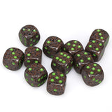 Earth: Speckled 12d6 16mm Dice Set CHX 25710