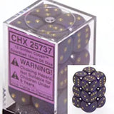 Golden Cobalt: Speckled 12d6 16mm Dice Set CHX 25737