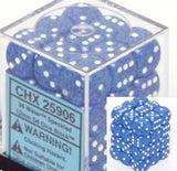 Water: Speckled 36d6 12mm Dice Block CHX 25906
