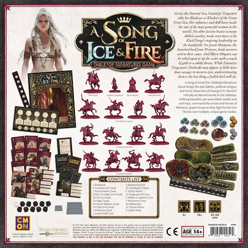 CMON: A Song of Ice & Fire - Targaryen Starter Set COL SIF006
