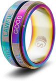 Alignment Dice Ring (Rainbow - Size 07): CritSuccess
