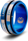 Alignment Dice Ring (Blue - Size 10): CritSuccess