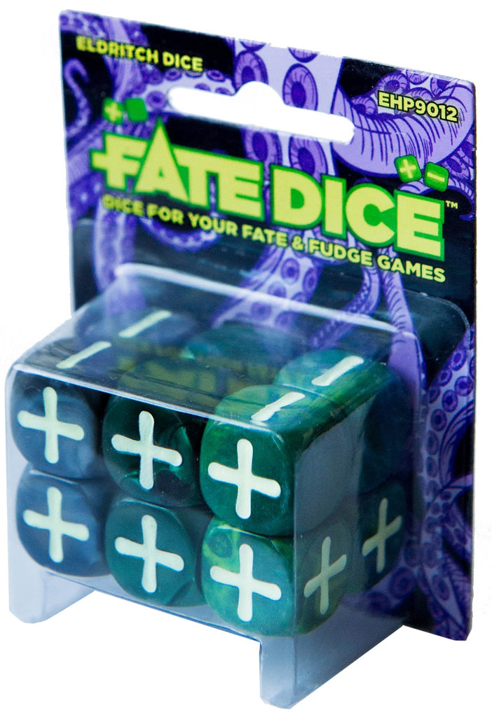 Fate Core RPG: Fate Dice - Eldritch (12) EHP 9012