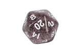 Black Sparkle Dice - 7 Piece Set With Bag ERD 103