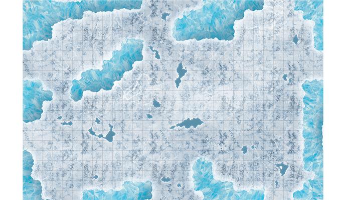 Caverns of Ice Encounter Map (30in x 20in) GF9 BB628