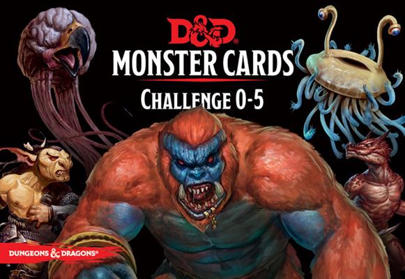Dungeons & Dragons RPG: Monster Cards - Challenge 0-5 Deck (268 cards) GF9 C62820000