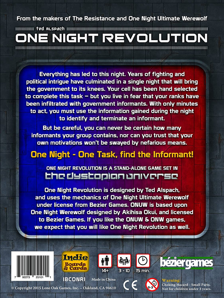 One Night Revolution IBC ONR1