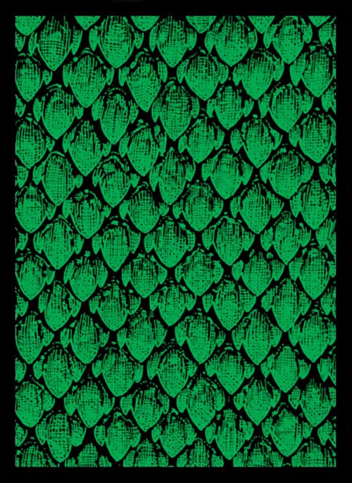 Double Matte Dragonhide Sleeves Green LGN MAT081