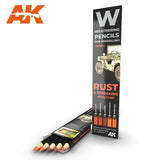 Weathering Pencil Set - Rust and Streaking Effects Set LTG AK-10041