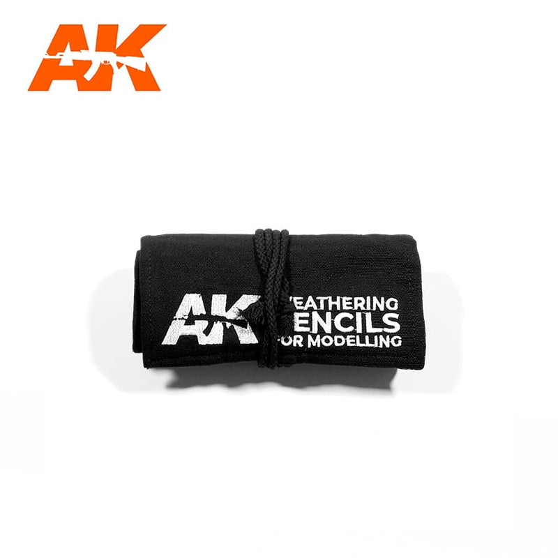 Weathering Pencil Full Range Cloth Case LTG AK-10048