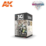 3Gen Acrylics: Wargame Color Set - Bones and Skeletons LTG AK-1069