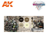 3Gen Acrylics: Wargame Color Set - Bones and Skeletons LTG AK-1069