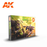 3Gen Acrylics: Orcs and Green Creatures Set LTG AK-11600