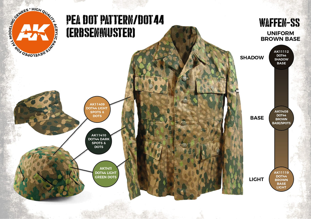 3Gen Acrylics: Pea Dot Pattern/Dot44 (Erbsenmuster) LTG AK-11623