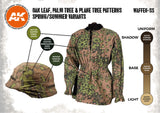 3Gen Acrylics: Oak Leaf, Palm Tree & Plane Tree Patterns Spring/Summer Variants LTG AK-11626