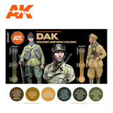 3Gen Acrylics: DAK Soldier Uniform Colors LTG AK-11628