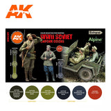 3Gen Acrylics: WWII Soviet Uniform Colors LTG AK-11635