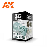 3Gen Acrylics: German Panzer Grey Modulation Set LTG AK-11642
