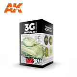 3Gen Acrylics: US Olive Drab Modulation Set LTG AK-11643