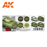 3Gen Acrylics: US Olive Drab Modulation Set LTG AK-11643