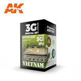 3Gen Acrylics: Vietnam Camouflage Colors for Jungle LTG AK-11659