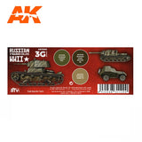 3Gen Acrylics: WWII  Russian Standard Colors LTG AK-11665