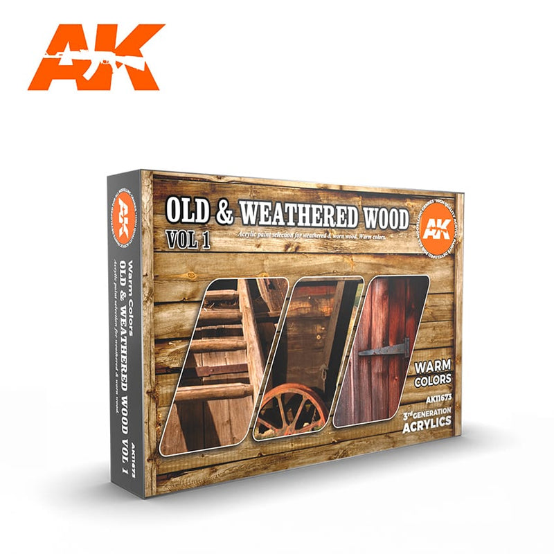 3Gen Acrylics: Old & Weathered Wood Vol.1 LTG AK-11673