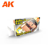 3Gen Acrylics: Yellow, Brown & Grey Vehicle Interiors LTG AK-11684