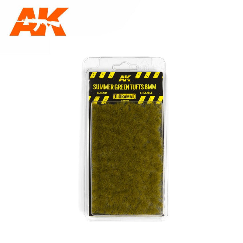 Diorama Series: Summer Green Tufts 6mm LTG AK-8120