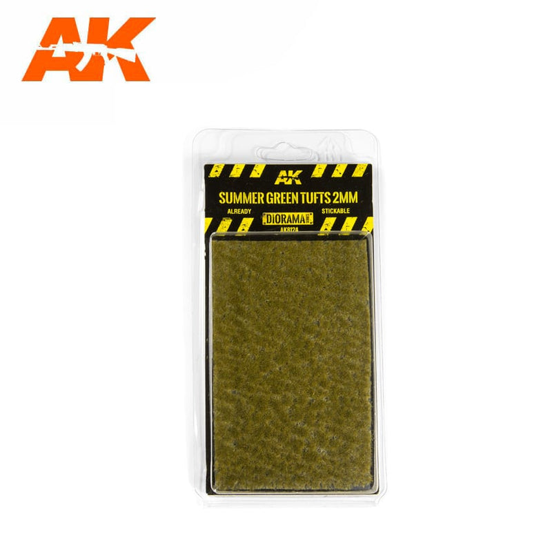 Diorama Series: Summer Green Tufts 2mm LTG AK-8124