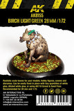 Diorama Series: Birch Light Green Leaves - 28mm 1:72 (7g Bag) LTG AK-8155