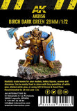 Diorama Series: Birch Dark Green Leaves - 28mm 1:72 (7g Bag) LTG AK-8156